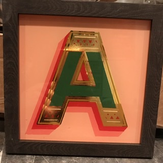 Personalised Signwritten & Gilded Letters